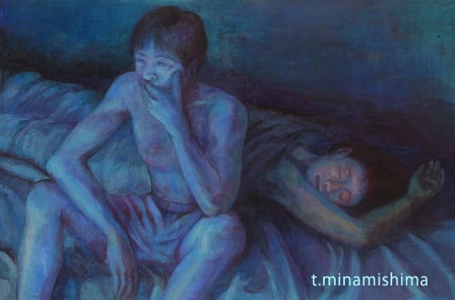 作品タイトル「台風情報」